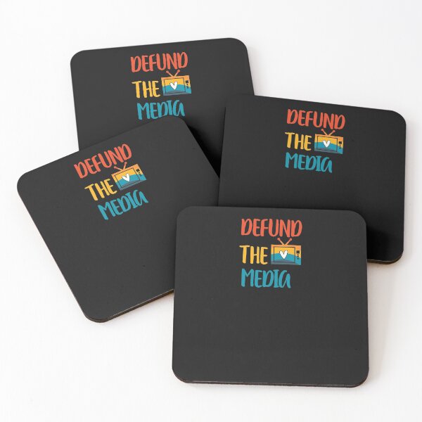 Item preview, Retro Vintage Defund The Media designed and sold by Run to Creations.