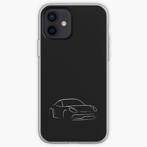 2018 Porsche 718 cayman GTS Car Enthusiast Design Funda blanda para iPhone