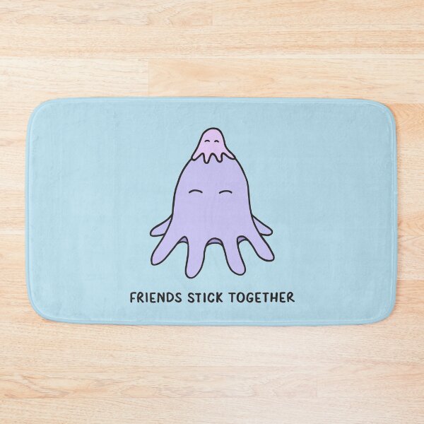 Item preview, Friends Stick Together - Lilac on Powder Blue designed and sold by ImperfectLife.