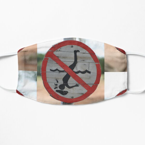Warning - No Diving Flat Mask