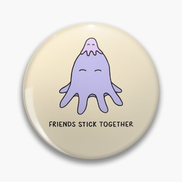 Item preview, Friends Stick Together - Lilac on Cream designed and sold by ImperfectLife.