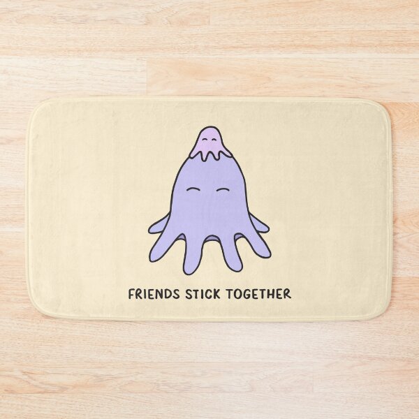 Item preview, Friends Stick Together - Lilac on Cream designed and sold by ImperfectLife.