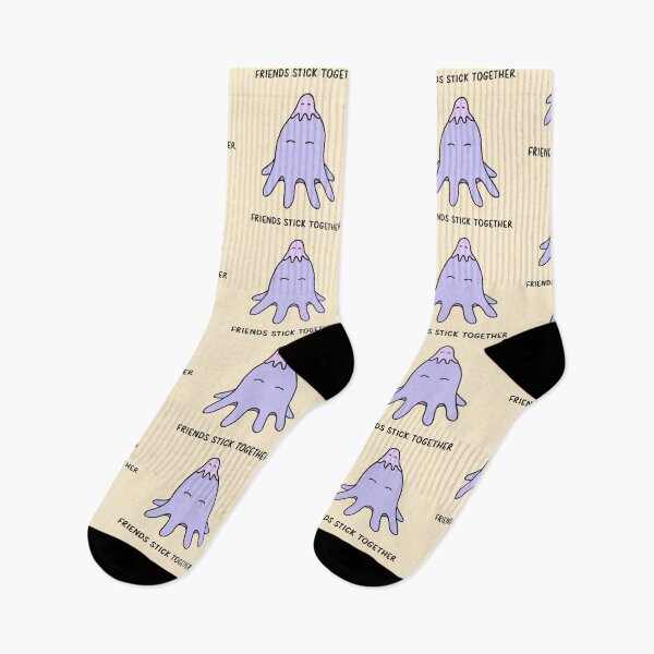 Item preview, Friends Stick Together - Lilac on Cream designed and sold by ImperfectLife.