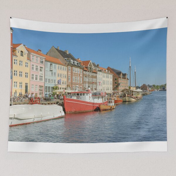 Item preview, Midday Sun on Nyhavn's Canals - Copenhagen, Denmark designed and sold by kaitlynloren.