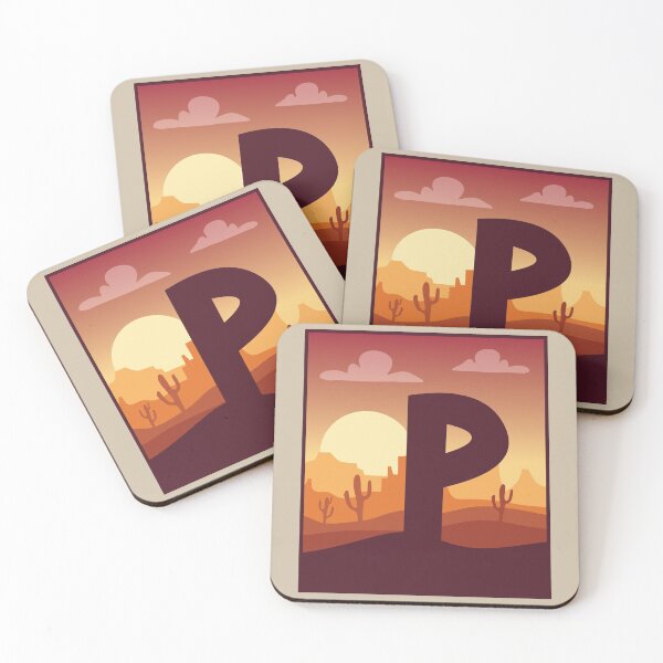 Item preview, Letter P - In The Desert designed and sold by pixelinga.