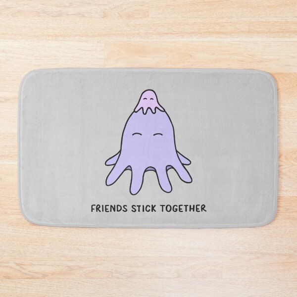 Item preview, Friends Stick Together - Lilac on Grey designed and sold by ImperfectLife.