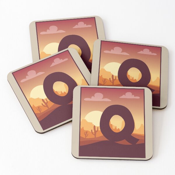 Item preview, Letter Q - In The Desert designed and sold by pixelinga.