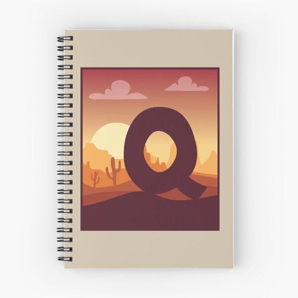 Item preview, Letter Q - In The Desert designed and sold by pixelinga.