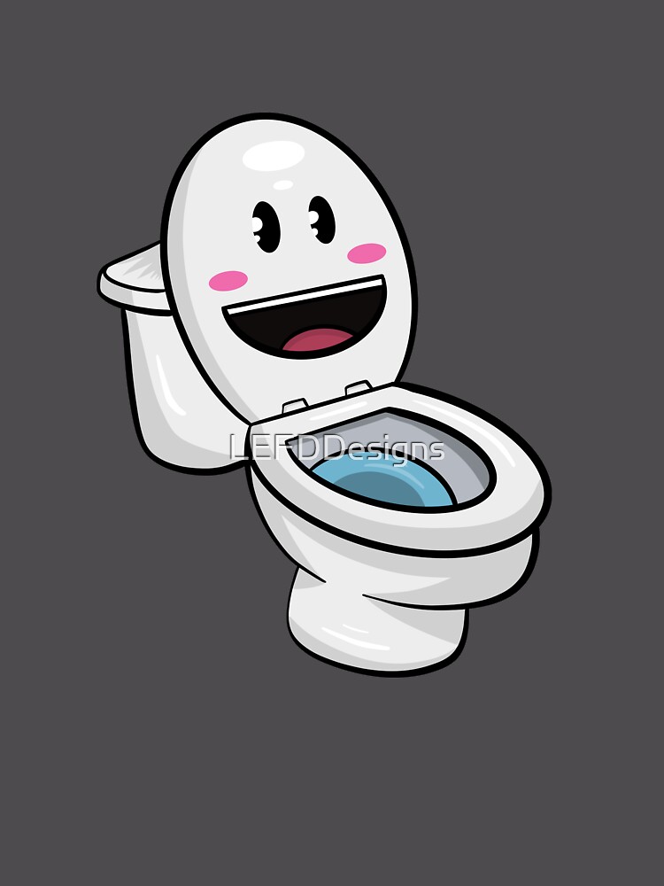 Thumbnail 6 von 6, Premium Oversized Pullover, Cute Toilet Cartoon designt und verkauft von LEFDDesigns.