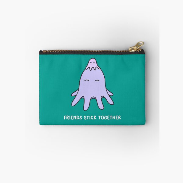 Item preview, Friends Stick Together - Lilac on Bold Teal designed and sold by ImperfectLife.