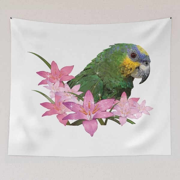 Item preview, Orange-winged Amazon designed and sold by obscurite.