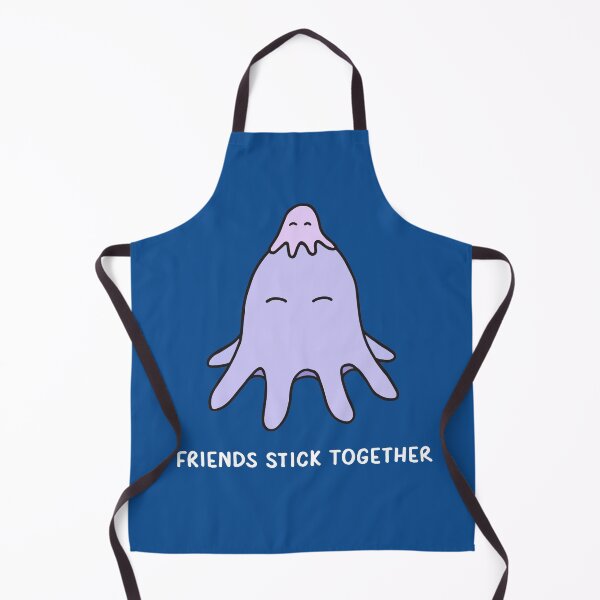 Item preview, Friends Stick Together - Lilac on Blue designed and sold by ImperfectLife.