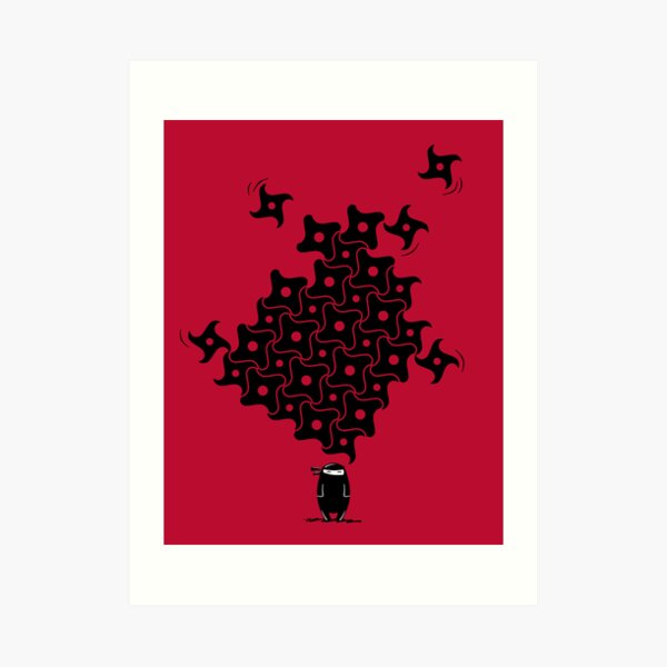 Ninja Tesselations Art Print