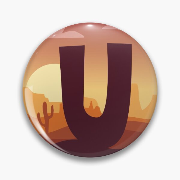 Item preview, Letter U - In The Desert designed and sold by pixelinga.