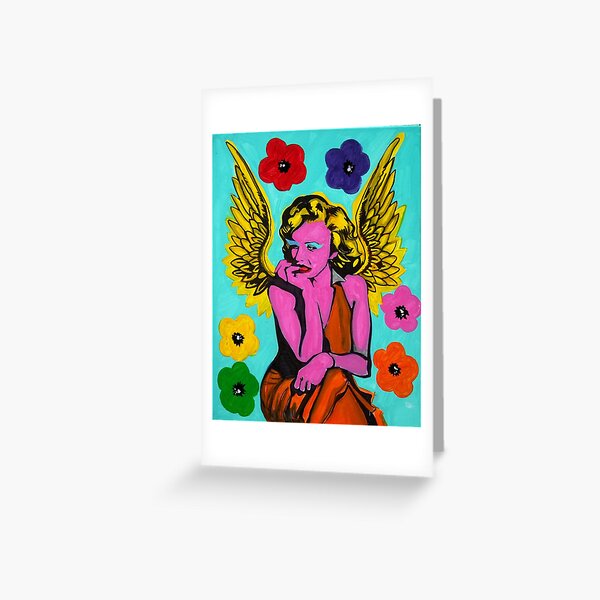 Item preview, Andy Warhol Angel by Augusto Sanchez designed and sold by angelsinmyheart.