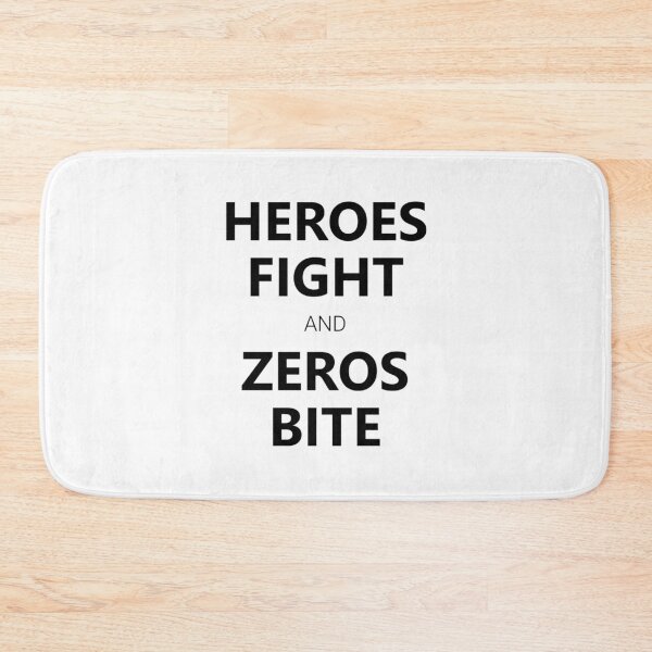Item preview, heroes fight, zeros bite designed and sold by BIZARRE PRINTS.