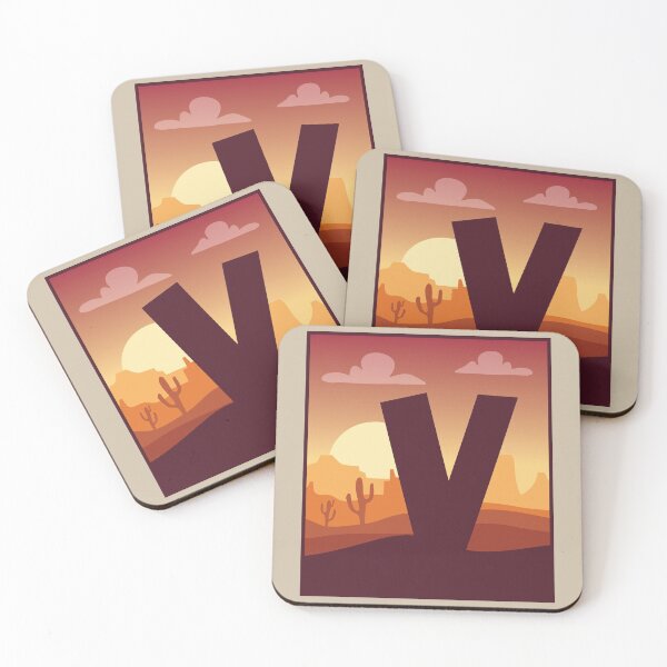 Item preview, Letter V - In The Desert designed and sold by pixelinga.