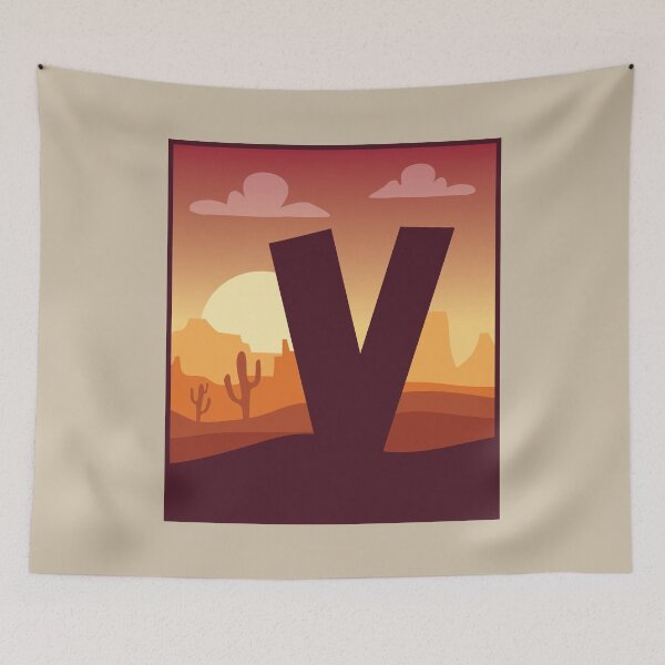 Item preview, Letter V - In The Desert designed and sold by pixelinga.