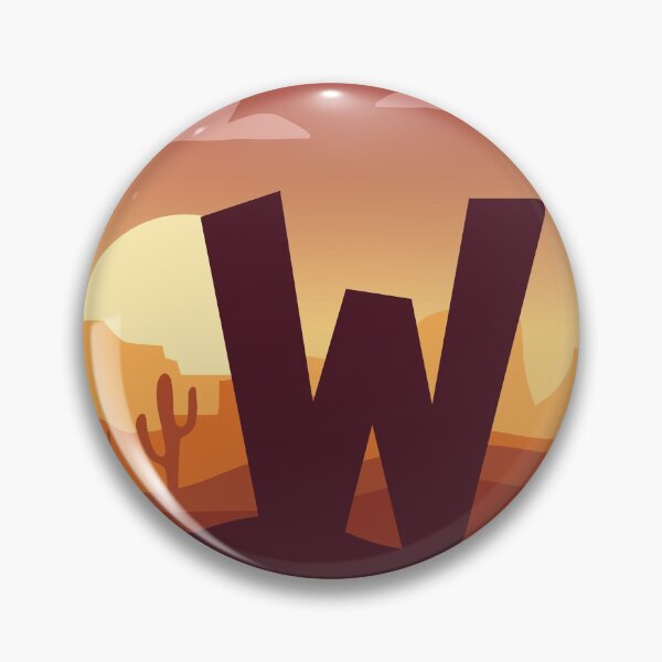Item preview, Letter W - In The Desert designed and sold by pixelinga.