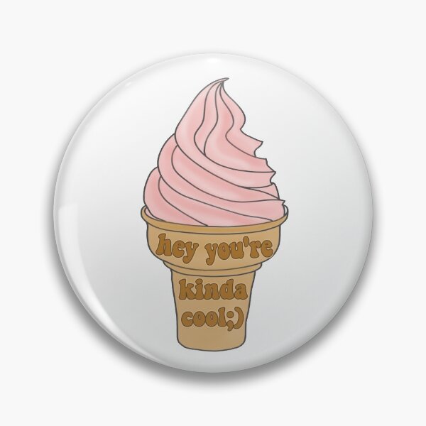 Item preview, hey you're kinda cute ice cream cone designed and sold by tehecaity.