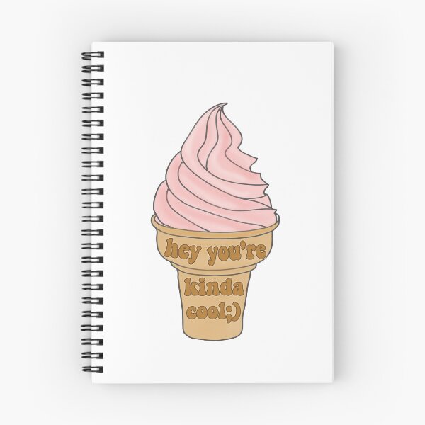 Item preview, hey you're kinda cute ice cream cone designed and sold by tehecaity.