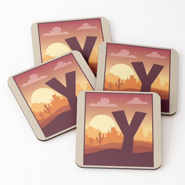 Item preview, Letter Y - In The Desert designed and sold by pixelinga.