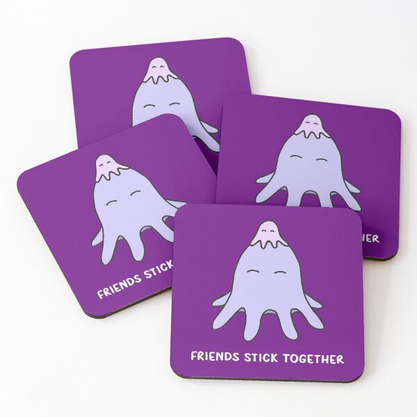Item preview, Friends Stick Together - Lilac on Grape designed and sold by ImperfectLife.
