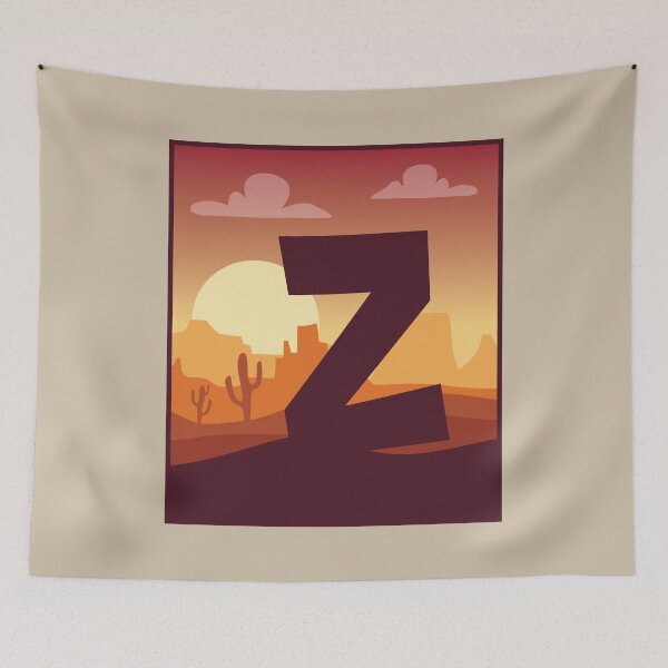 Item preview, Letter Z - In The Desert designed and sold by pixelinga.