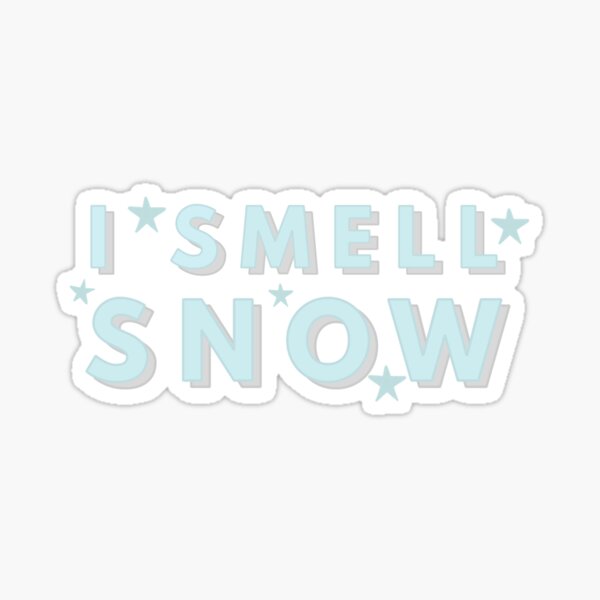 Lorelai Gilmore I Smell Snow Sticker