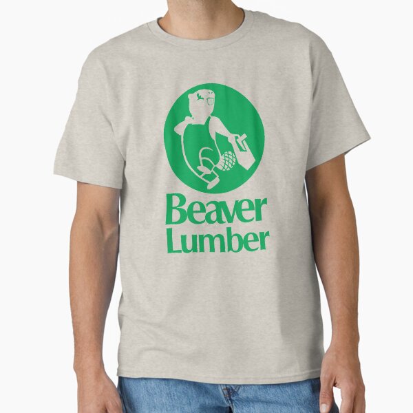 Vista previa del artículo con la obra «Beaver Lumber (verde)», diseñado y vendido por StudioMarimo.