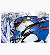 Kyogre | Water Spout Poster