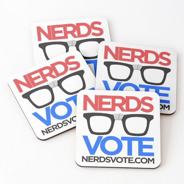 Item preview, NerdsVote - classic nerd taped glasses logo  designed and sold by NerdsVote.