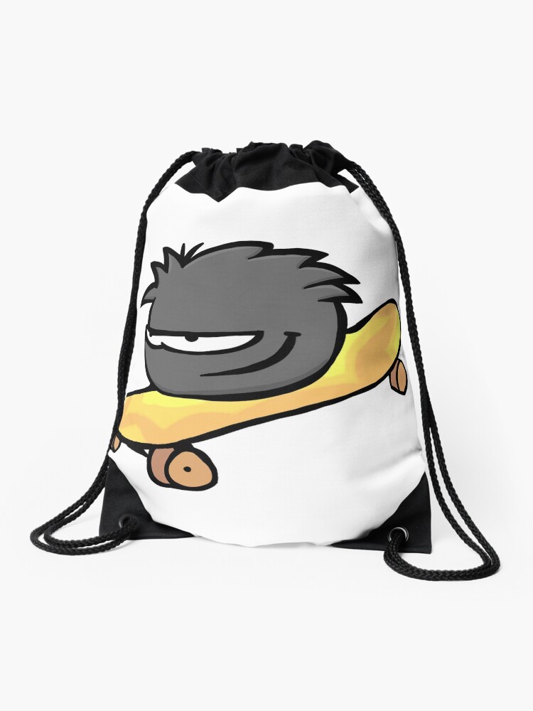 Mochila saco «Club penguin black puffle» de carleiqh | Redbubble