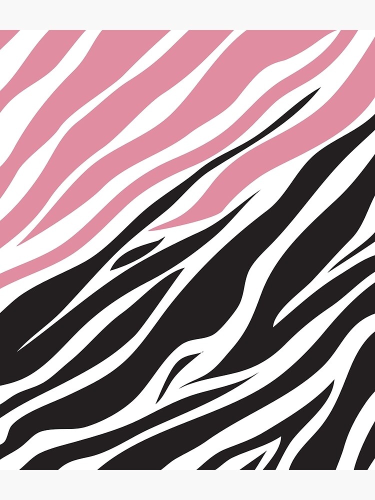 Pink Zebra Print by JannGirl