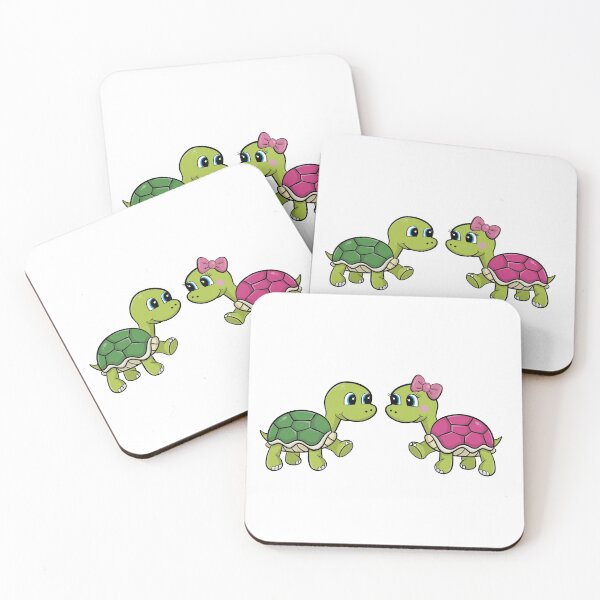 Artikelvorschau, Cute Turtles Cartoon entworfen und verkauft von LEFDDesigns.