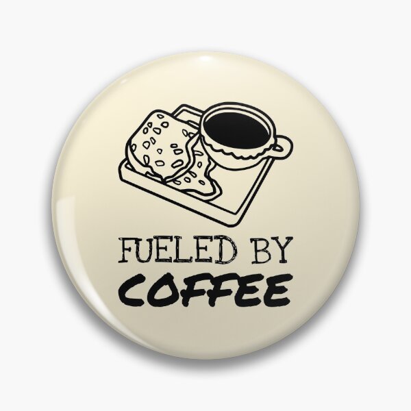 Item preview, Cup and Toast Fueled By Coffee Quote designed and sold by Telle Garcia.