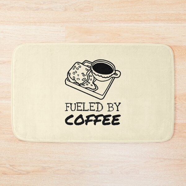 Item preview, Cup and Toast Fueled By Coffee Quote designed and sold by Telle Garcia.