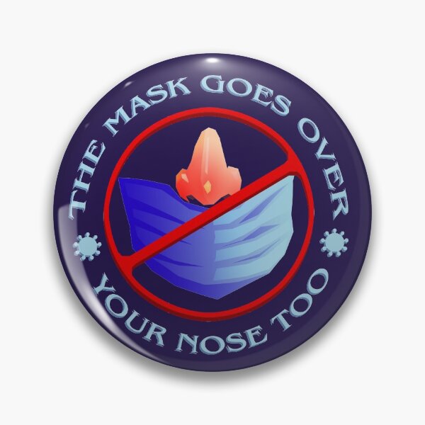 Item preview, The Mask Goes Over Your Nose Too designed and sold by Bonnie Bo Burton.