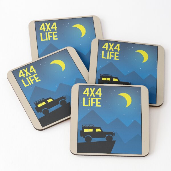 Artikelvorschau, 4x4 on a Cliff - 4x4 Life entworfen und verkauft von pixelinga.