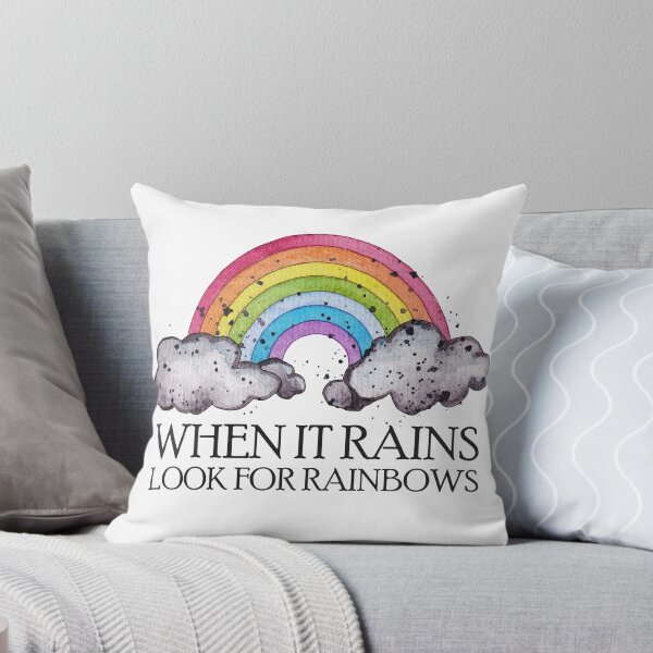 Item preview, Rainbow And Clouds In Watercolor With Words designed and sold by Oirabot.