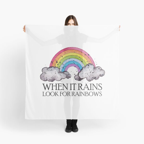 Item preview, Rainbow And Clouds In Watercolor With Words designed and sold by Oirabot.