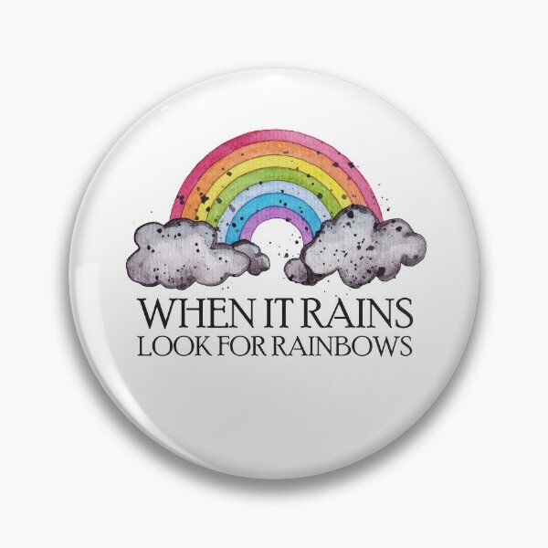 Item preview, Rainbow And Clouds In Watercolor With Words designed and sold by Oirabot.