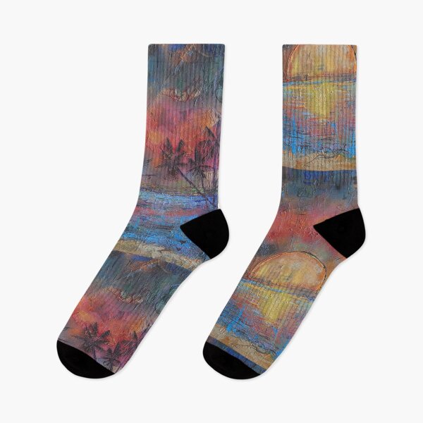 Item preview, Tropical Sunset and Palms by Zweng Art designed and sold by Zweng at Home.