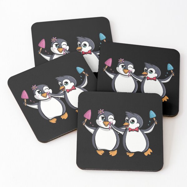 Artikelvorschau, Cute Penguins Cartoon entworfen und verkauft von LEFDDesigns.