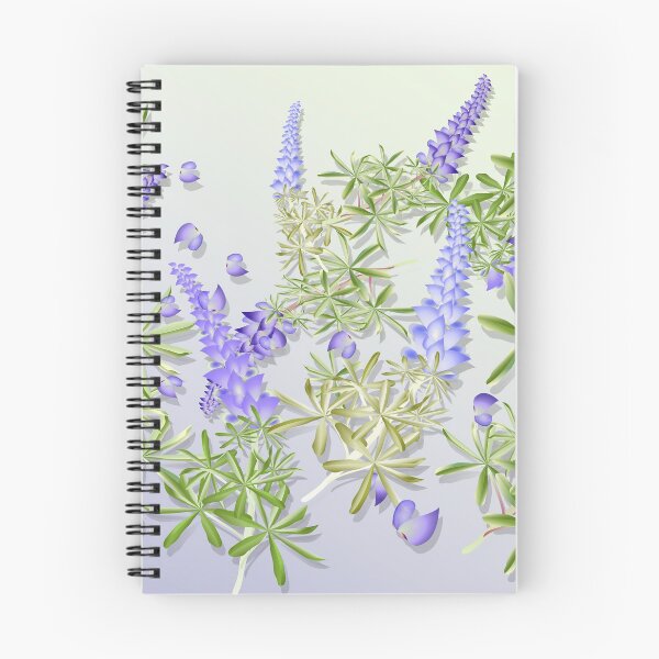 Item preview, Blue Lupines designed and sold by ginkodragon.