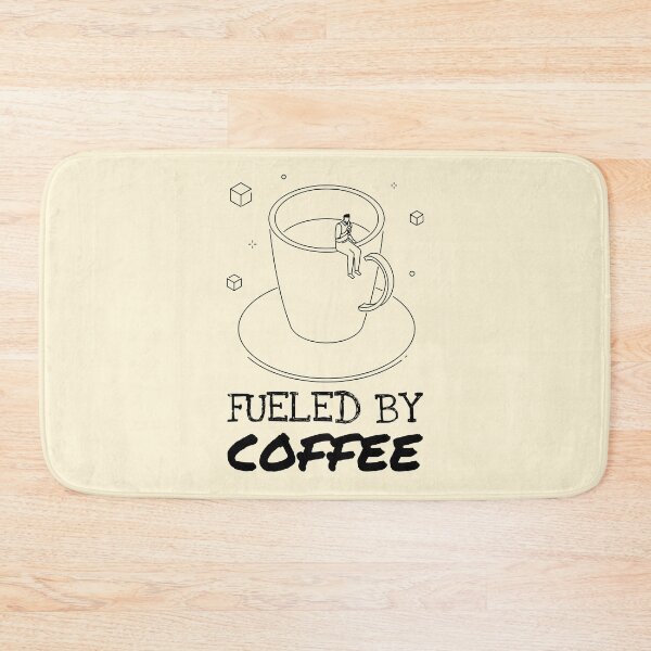 Item preview, Fresh Brew Fueled By Coffee Quote designed and sold by Telle Garcia.