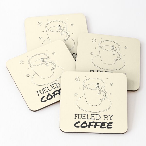Item preview, Fresh Brew Fueled By Coffee Quote designed and sold by Telle Garcia.