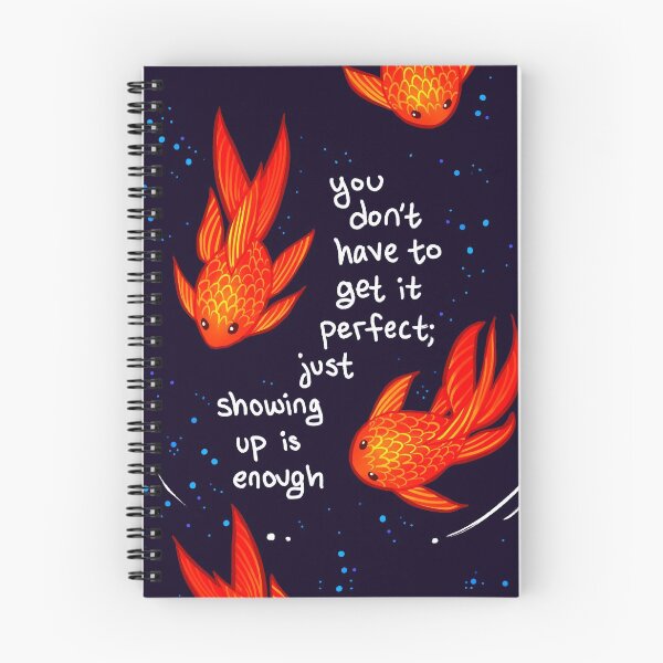 Item preview, "You Don't Have to Get it Perfect" Goldfish designed and sold by thelatestkate.