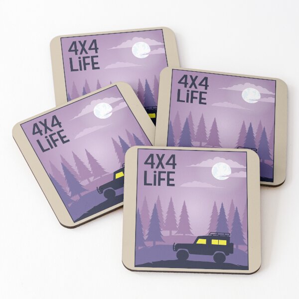 Artikelvorschau, 4x4 in the Pink Forest - 4x4 Life entworfen und verkauft von pixelinga.