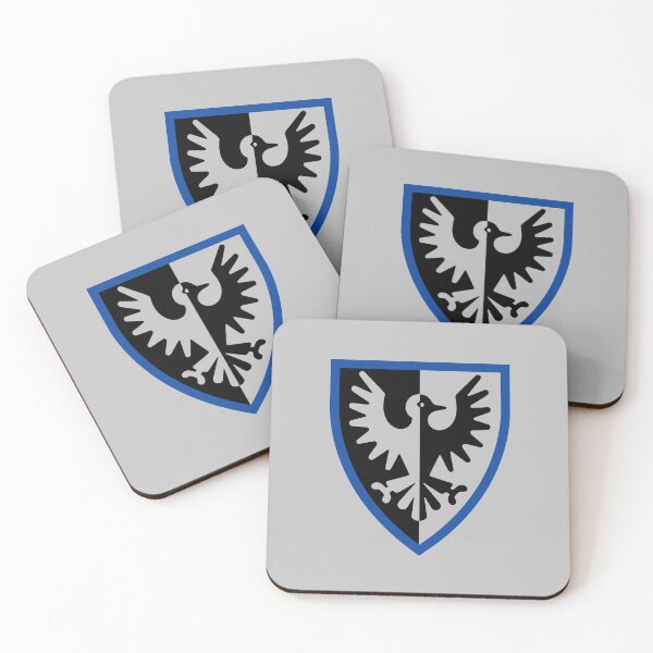 Item preview, Black Falcon Knights Shield Emblem designed and sold by Highonbricks.